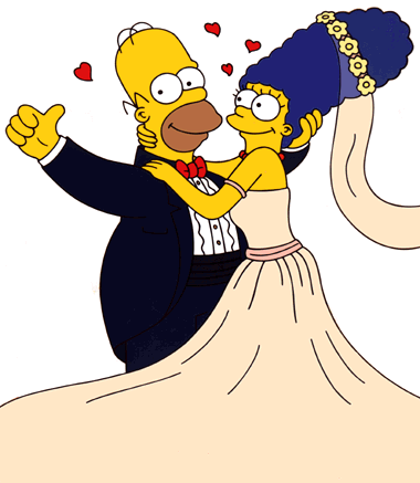 Marge y Homer